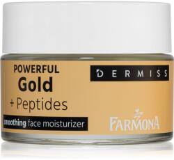 Farmona Natural Cosmetics Laboratory Dermiss Powerful Gold + Peptides crema pentru piele cu efect hidratant si matifiant 50 ml