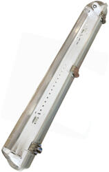 Avide por és páramentes lámpatest 1XT8 LED fénycsőhöz, fényforrás nélkül 1500mm (ATPF-1X58W)