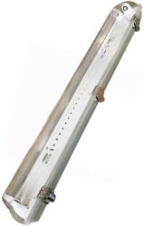 Avide por és páramentes lámpatest 1XT8 LED fénycsőhöz, fényforrás nélkül 600mm (ATPF-1X18W)