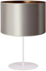 Duolla Duolla - Asztali lámpa CANNES 1xE14/15W/230V 20 cm ezüst/réz/fehér DU602976 (DU602976)