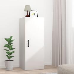 vidaXL Dulap perete suspendat alb lucios 34, 5x34x90cm lemn prelucrat (812444) Raft