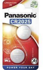 Panasonic CR2025 3V lítium gombelem 2db/csomag (CR2025-2B-PAN) - bestbyte