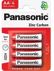 Panasonic RedZinc R6RZ/4BP AA/ceruza cink-mangán tartós elem 4 db/csomag (R6R-4BP) - bestbyte