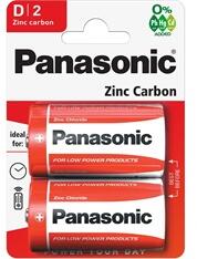 Panasonic RedZinc R20RZ/2BP D/góliát cink-mangán tartós elem 2 db/csomag (R20R-2BP) - bestbyte