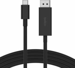 Belkin AVC USB-C - DisplayPort 1.4 Kábel 2m - Fekete (AVC014BT2MBK)