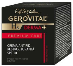 Gerovital - Crema antirid restructuranta SPF 10 Gerovital H3 Derma+ Premium Care Crema pentru fata 50 ml