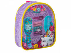  Kittycorn cicás lila színű táska 10db hajdísszel (641474) - topjatekbolt