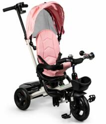 ECOTOYS Tricicletă pentru copii cu scaun rotativ KIDS Pink
