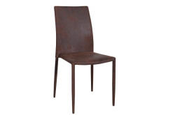 Invicta Set 4 scaune Milano cu tapiterie din catifea si picioare din metal (5643)
