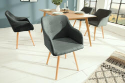 Invicta Set 2 scaune Scandinavia cu tapiterie din tesatura structurala (36823)