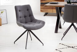 Invicta Set 2 scaune Divani cu tapiterie din microfibra si picioare din metal (40017)