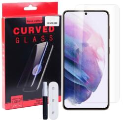  Samsung Galaxy S21 Plus 5G (S21+) üvegfólia, tempered glass, előlapi, UV, edzett, hajlított
