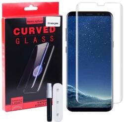  Samsung Galaxy S8 Plus üvegfólia, tempered glass, előlapi, UV, edzett, hajlított