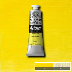 Winsor&Newton Artisan vizes olajfesték, 37 ml - 346, lemon yellow