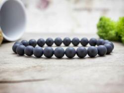 R. M. ékszer Matt ónix ásvány karkötő (6518-RM-18)