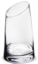  Üveg váza, mérete: 19x10x10 cm