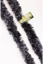 Karácsonyi girland, boa, sötét lila színű, 6cm széles és 2m hosszú