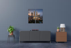 4 Decor Tablou canvas 4 piese - Cladiri inalte