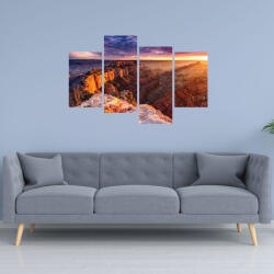 4 Decor Tablou canvas 4 piese - Grand Canyon