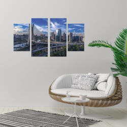 4 Decor Tablou canvas 4 piese - Oliviera Bridge