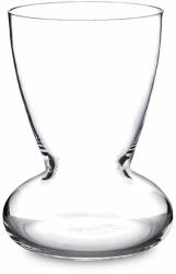 Exkluzív kristálytiszta, átlátszó üveg váza 22cm