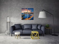 4 Decor Tablou canvas 4 piese - Peisaj urban
