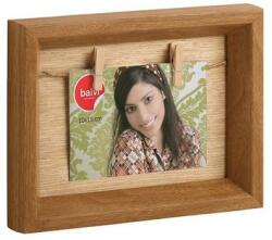  Teak fa fali fényképtartó keret 10×15 méretű fényképnek Nebraska