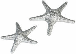  Fürdőszobai dekoráció tengeri csillag ezüst 23cm