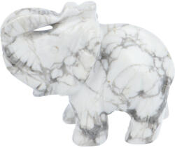  Elefánt, howlit, faragott figura, 52 mm (gddee2how)