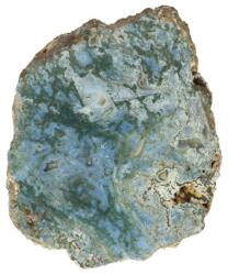 Mohaachát, kalcedon egyoldalon csiszolt ásvány szelet 115x100x35 mm (magyar) (gastv005)