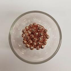  Hematit fazettált golyó, rosegold, 8 mm (gfdhfg8rg)