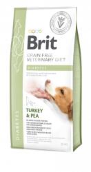 Brit Brit Grain Free Veterinary Diet Dog Diabetes Curcan cu mazăre 12kg + Mr. BIG 400g GRATIS