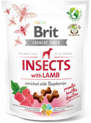 Brit Care Dog Crunchy Crakcer Insect&Lamb 200 g recompense crocante pentru caini, cu insecte si miel