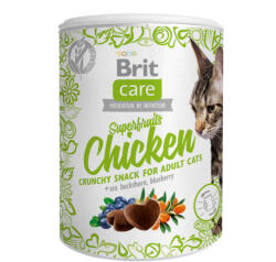 Brit Care Cat Snack Superfruits Chicken 100 g - petmax