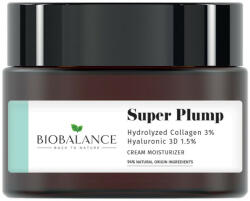 BIOBALANCE Super Plump Crema antirid intens hidratanta cu Colagen Hidrolizat 3% + Acid Hialuronic 3D 1.5%, Bio Balance, 50 ml