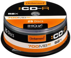 Intenso CDR 52x CB 700MB Intenso 25 pieces (1001124) - pcone