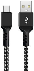 Maclean Cablu USB-C, care acceptă Fast Charge, transfer de date, 2, 4 A, 5 V/2, 4 A, negru, 1 m lungime, MCE471 (MCE471) - pcone