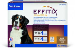 Virbac Antiparazitar extern pentru caini intre 40-60 kg Effitix XL, 4 pipete