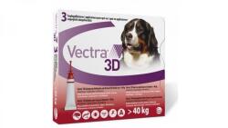 Ceva Vectra 3D caine peste 40 kg, 3 pipete