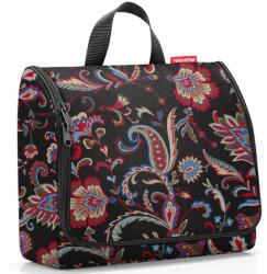 Reisenthel toiletbag XL fekete virágos női kozmetikai táska (WO7064)