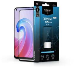 MyScreen LA-2200 Oppo A96 edzett üveg képernyővédő fólia - Myscreen protector diamond glass Lite Edge2.5D fekete (LA-2200)
