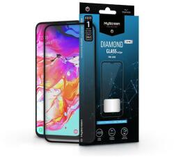 MyScreen LA-1955 Samsung Galaxy A70 / A70s edzett üveg képernyővédő fólia - Myscreen protector diamond glass Lite Edge2.5D fekete (LA-1955)