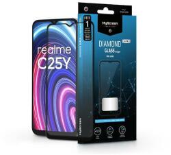 MyScreen LA-2079 Realme C25 / C25Y edzett üveg képernyővédő fólia - Myscreen protector diamond glass Lite Edge2.5D fekete (LA-2079)