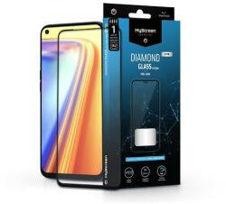 MyScreen LA-2183 Realme 7 edzett üveg képernyővédő fólia - Myscreen protector diamond glass Lite Edge2.5D fekete (LA-2183)