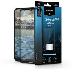 MyScreen LA-2058 Nokia 2.4 edzett üveg képernyővédő fólia - Myscreen protector diamond glass Lite Edge2.5D fekete (LA-2058)