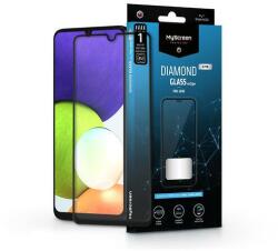 MyScreen LA-2083 Samsung Galaxy A22 / M22 edzett üveg képernyővédő fólia - Myscreen protector diamond glass Lite Edge2.5D fekete (LA-2083)