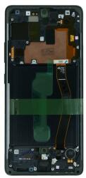  NBA001LCD101120027615 Samsung Galaxy S10 Lite OEM OLED kijelző érintővel fekete kerettel, előlap (NBA001LCD101120027615)