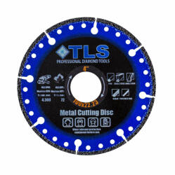 TLS METAL-PRO-3 gyémántszemcsés fém- és általános célú vágókorong d150x22.23x1.6/2.6x10 mm
