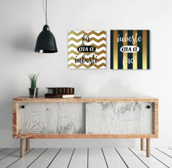 4 Decor Tablou canvas 2 piese - Iubeste