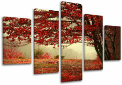 5 részes falfestés TREES ST017E50